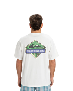 QUICKSILVER T-SHIRT CRYSTAL JET SNOW WHITE